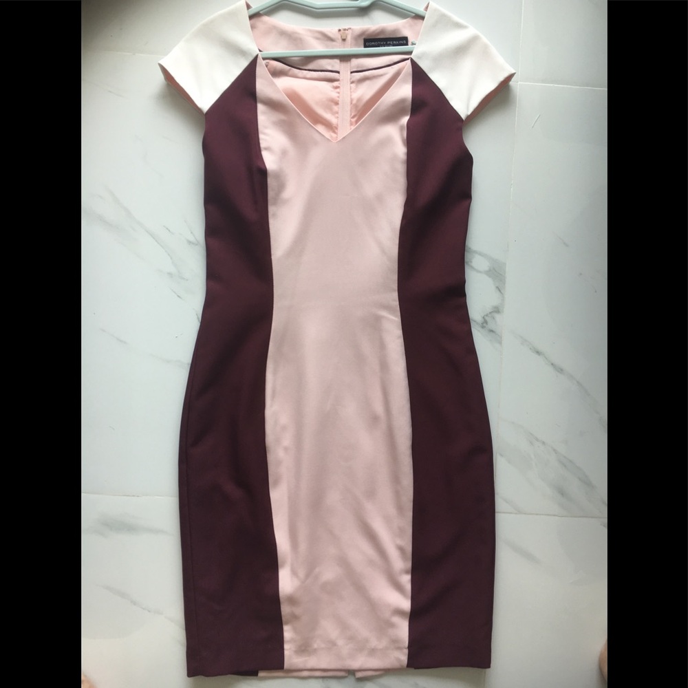 Dorothy Perkins colourblock pencil dress